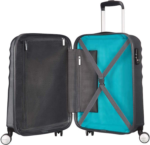 juego maletas american tourister - interior