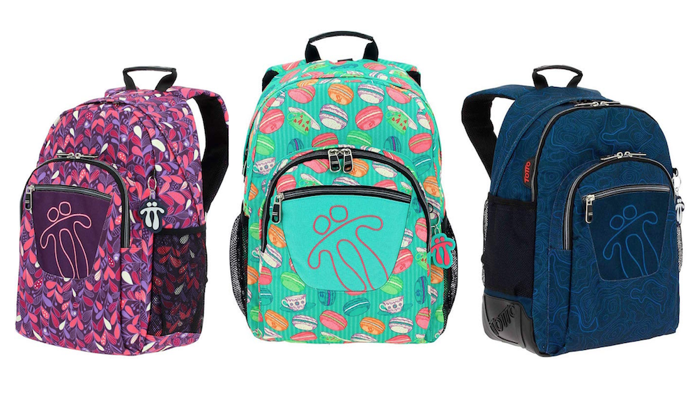 mochilas totto sin ruedas