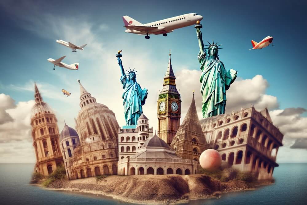 seguros-viajes-internacionales-baratos-poster-lugares-interes-mundialmente-famosos-incluido-avion-que-sobrevuela-estatua-libertad (1)